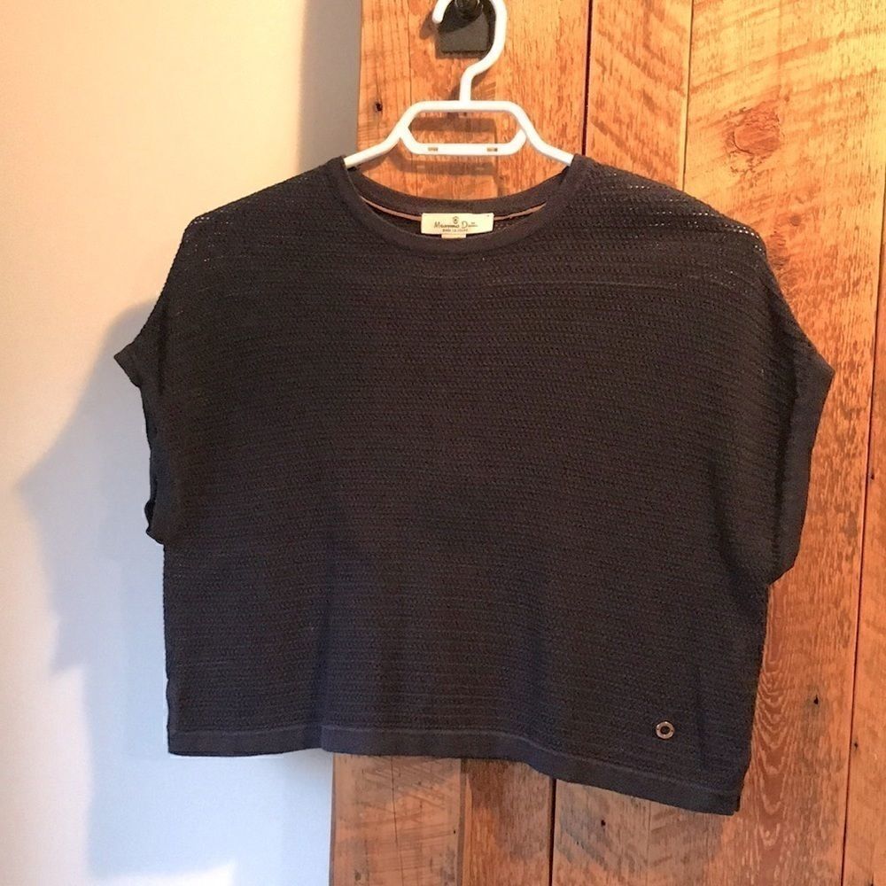 Massimo Dutti crop shirt 